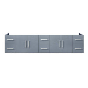 English Elm Dark Grey Double Bath Vanity - 84" W, Modern Design With Ample Storage For Organized Bathrooms B2731P258538