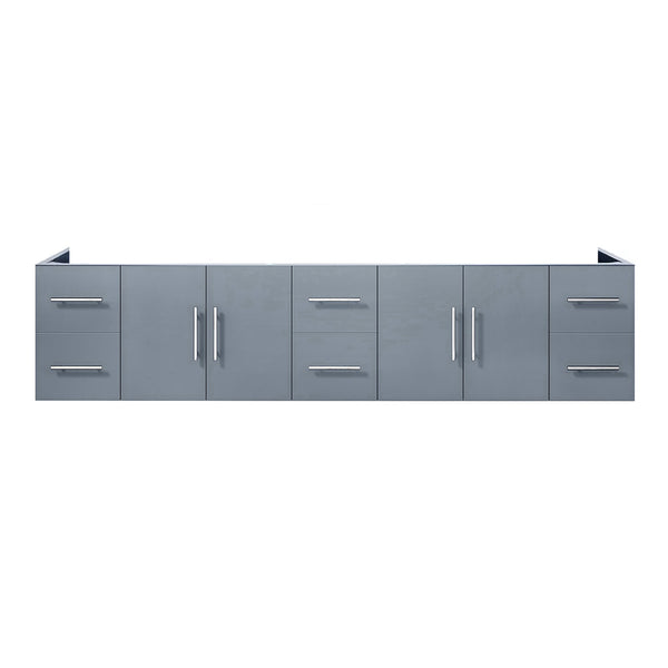 English Elm Dark Grey Double Bath Vanity - 84" W, Modern Design With Ample Storage For Organized Bathrooms B2731P258538