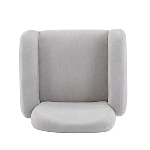English Elm Christopher Knight Home® - Audrey Ergonomic Armchair with Plush Cushion and Solid Wood Frame for Stylish, Durable Comfort Grey 33.25 L x 29.75 W x 16.75 H N776P291712G
