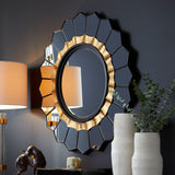 Tempe Mirror Old World And Gold 02737 Cyan Design