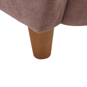 English Elm Christopher Knight Home® - Lucia Velvet Wingback Armchair with Pocket Spring Cushion, Mid-Century Birch Legs, Luxe Comfort Light Purple 31.5 L x 30.75 W x 30.5 H N776P205426P