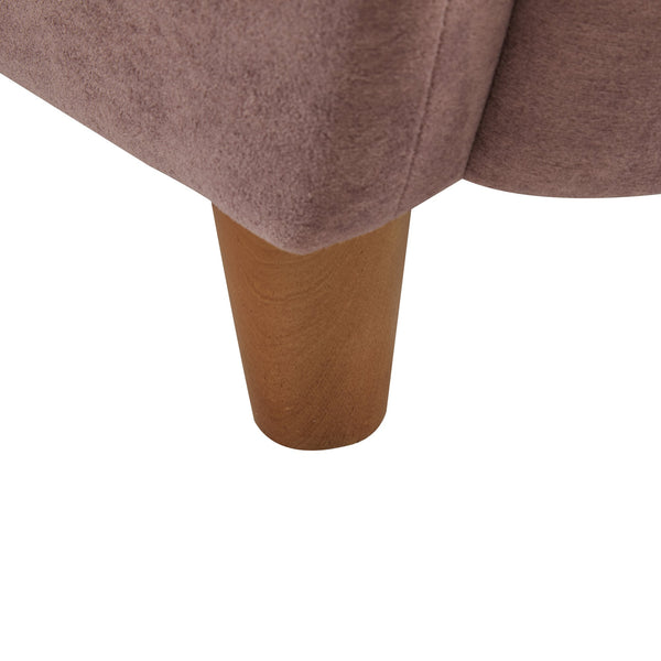 English Elm Christopher Knight Home® - Lucia Velvet Wingback Armchair with Pocket Spring Cushion, Mid-Century Birch Legs, Luxe Comfort Light Purple 31.5 L x 30.75 W x 30.5 H N776P205426P