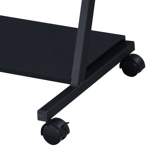English Elm Black Gaming Desk With Ergonomic Keyboard Tray & Open Storage – Perfect For Home Offices & Gamers! B062P209330