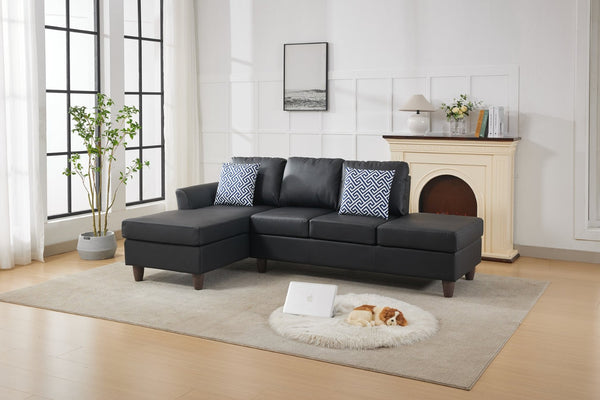 English Elm Hidden Compartment Modular Sectional with Pull Out Drawer and Coordinated Accent Pillows B2730S00065
