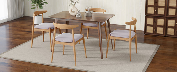 English Elm Christopher Knight Home® - Set Of 2 Rubberwood Dining Chairs With Ergonomic Backrest & Plush Cushions For Comfort & Style N759P307032B