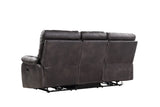 English Elm Wallace & Bay - Wallace & Bay  Hooper Gray Power Reclining Sofa