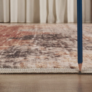 English Elm Jewel Abstract Multi Color Plush Area Rug for Living Room High Traffic Spaces B186P428926