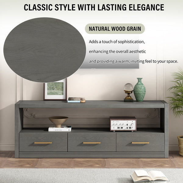 English Elm Christopher Knight Home® - Mirod Stylish Tv Stand: Classic Minimalist Console With 3 Storage Drawers, Perfect For Any Space N760P251944E