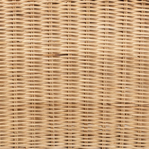 English Elm Modern Natural Rattan Accent Chair Woven Circular Back Bohemian Living Room Seat B2750P467675