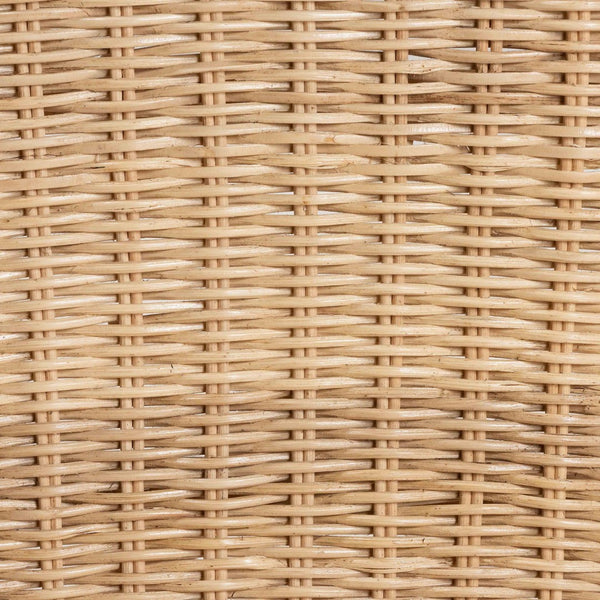 English Elm Modern Handwoven Rattan Dining Chair Artisan Crafted for Bohemian Coastal Rooms B2750P467668