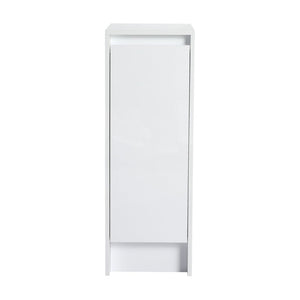 English Elm 36" Modular Plywood Storage Cabinet Glossy White Soft Close Doors for Bathroom or Bedroom W999S00521