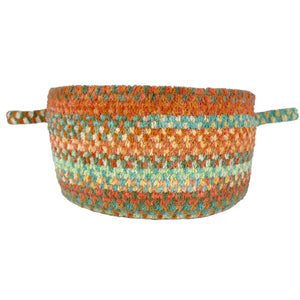 Capel Rugs Cottonstone Mesolite Reversible Area Rug - Tranquil Nature-inspired Design For Cozy Bedrooms Cactus Garden 95% Cotton,5% Polyester 0297bsk012950