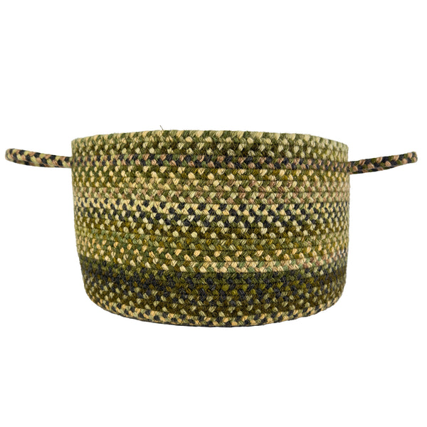 Capel Rugs Uwharrie Braided Rug Collection: Sturdy Micro-braids Inspired By Vibrant National Forest Colors Forest Path 34% Wool,33% Nylon,33% Polyester 0298bsk016290