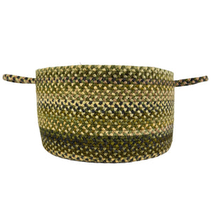 Capel Rugs Uwharrie Braided Rug Collection: Sturdy Micro-braids Inspired By Vibrant National Forest Colors Forest Path 34% Wool,33% Nylon,33% Polyester 0298bsk012290