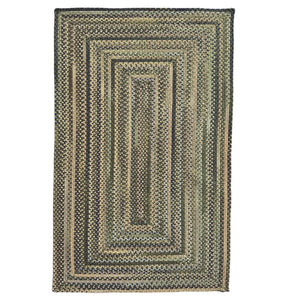 Capel Rugs Uwharrie Braided Rug Collection: Sturdy Micro-braids Inspired By Vibrant National Forest Colors Forest Path 34% Wool,33% Nylon,33% Polyester 0298qs08060806290