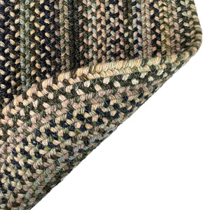 Capel Rugs Uwharrie Braided Rug Collection: Sturdy Micro-braids Inspired By Vibrant National Forest Colors Forest Path 34% Wool,33% Nylon,33% Polyester 0298vs08001100290