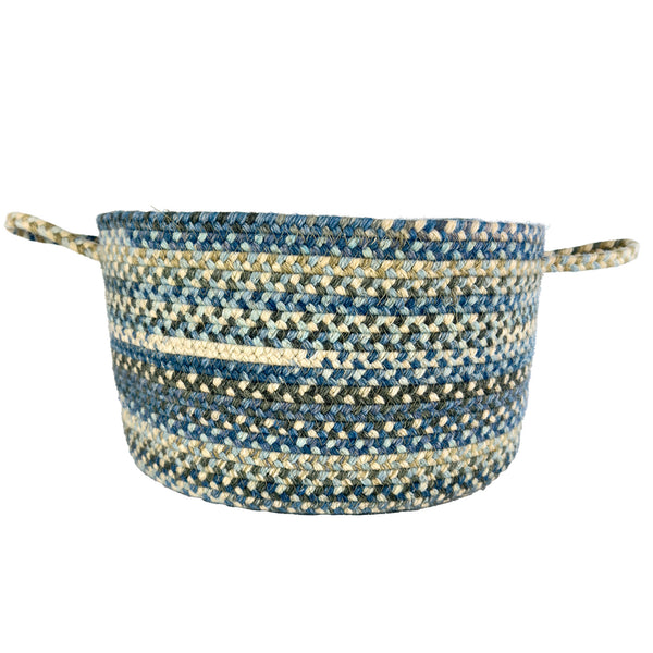 Capel Rugs Uwharrie Braided Rug Collection: Sturdy Micro-braids Inspired By Vibrant National Forest Colors River Rock 34% Wool,33% Nylon,33% Polyester 0298bsk020400