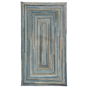 Capel Rugs Uwharrie Braided Rug Collection: Sturdy Micro-braids Inspired By Vibrant National Forest Colors River Rock 34% Wool,33% Nylon,33% Polyester 0298qs00240036400