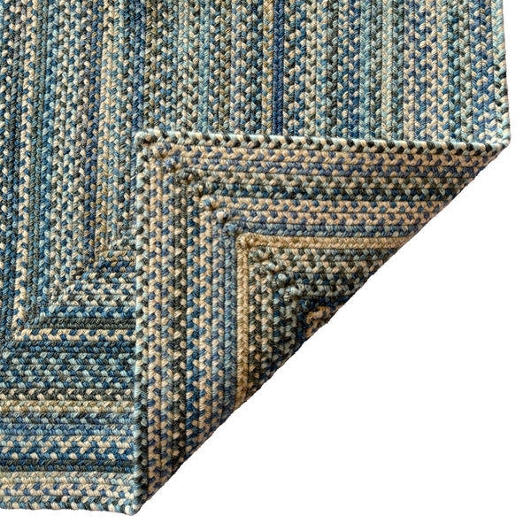 Capel Rugs Uwharrie Braided Rug Collection: Sturdy Micro-braids Inspired By Vibrant National Forest Colors River Rock 34% Wool,33% Nylon,33% Polyester 0298qs08060806400