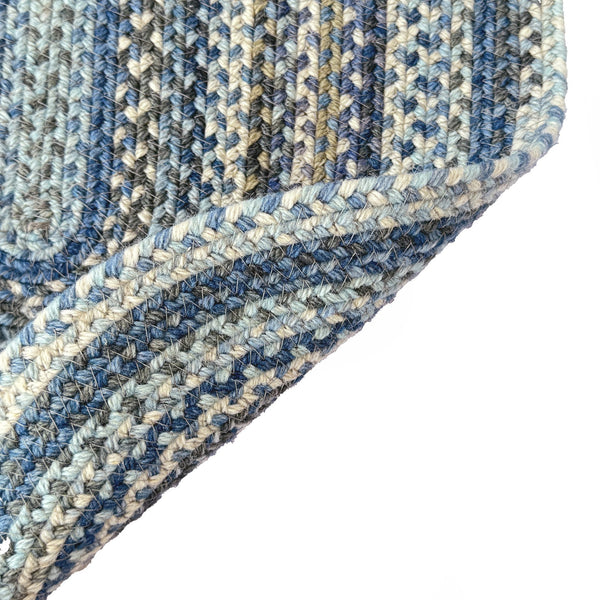 Capel Rugs Uwharrie Braided Rug Collection: Sturdy Micro-braids Inspired By Vibrant National Forest Colors River Rock 34% Wool,33% Nylon,33% Polyester 0298vs00270900400