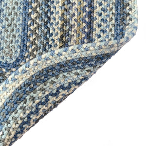 Capel Rugs Uwharrie Braided Rug Collection: Sturdy Micro-braids Inspired By Vibrant National Forest Colors River Rock 34% Wool,33% Nylon,33% Polyester 0298vs00270048400