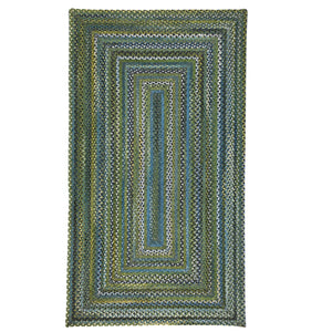 Capel Rugs Uwharrie Braided Rug Collection: Sturdy Micro-braids Inspired By Vibrant National Forest Colors Horizon 34% Wool,33% Nylon,33% Polyester 0298qs08001100930