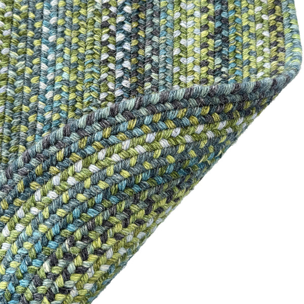 Capel Rugs Uwharrie Braided Rug Collection: Sturdy Micro-braids Inspired By Vibrant National Forest Colors Horizon 34% Wool,33% Nylon,33% Polyester 0298vs05000800930