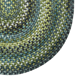 Capel Rugs Uwharrie Braided Rug Collection: Sturdy Micro-braids Inspired By Vibrant National Forest Colors Horizon 34% Wool,33% Nylon,33% Polyester 0298vs00270900930