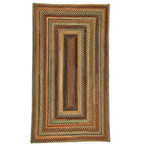 Capel Rugs Uwharrie Braided Rug Collection: Sturdy Micro-braids Inspired By Vibrant National Forest Colors Autumn 34% Wool,33% Nylon,33% Polyester 0298qs00200030950