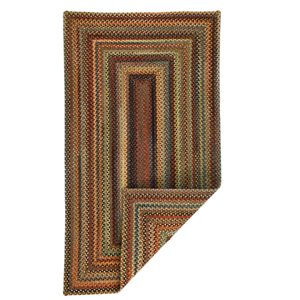 Capel Rugs Uwharrie Braided Rug Collection: Sturdy Micro-braids Inspired By Vibrant National Forest Colors Autumn 34% Wool,33% Nylon,33% Polyester 0298qs07060706950