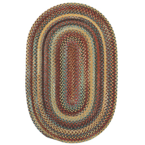 Capel Rugs Uwharrie Braided Rug Collection: Sturdy Micro-braids Inspired By Vibrant National Forest Colors Autumn 34% Wool,33% Nylon,33% Polyester 0298vs00240036950