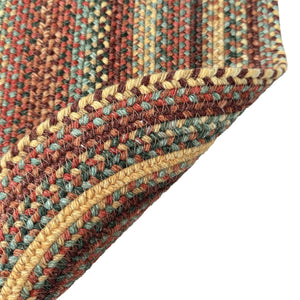 Capel Rugs Uwharrie Braided Rug Collection: Sturdy Micro-braids Inspired By Vibrant National Forest Colors Autumn 34% Wool,33% Nylon,33% Polyester 0298vs00240036950