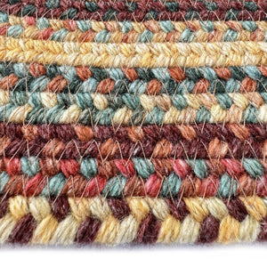 Capel Rugs Uwharrie Braided Rug Collection: Sturdy Micro-braids Inspired By Vibrant National Forest Colors Autumn 34% Wool,33% Nylon,33% Polyester 0298vs09021302950