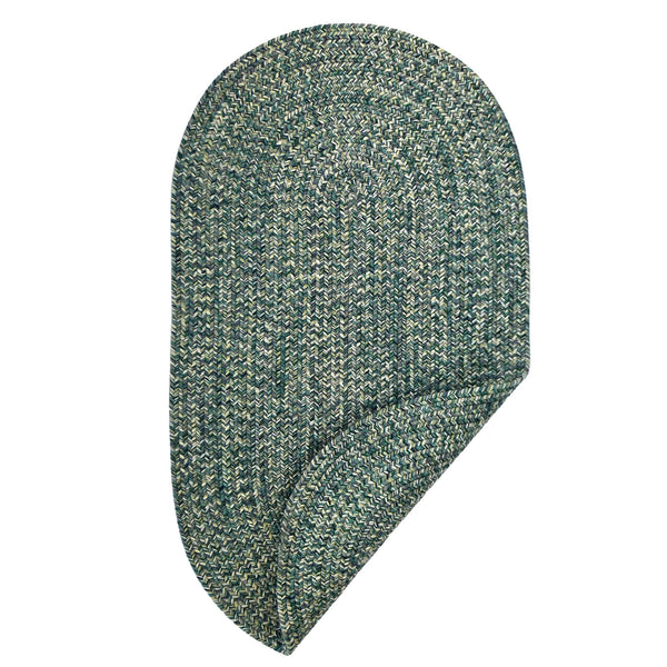 Capel Rugs Dockside Polypropylene Area Rug - Durable, Washable, Fade & Stain-resistant For Outdoor Spaces Teal 100% Polypropylene 0299vs08001100240