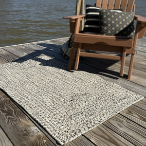 Capel Rugs Dockside Polypropylene Area Rug - Durable, Washable, Fade & Stain-resistant For Outdoor Spaces Driftwood 100% Polypropylene 0299qs07060706625
