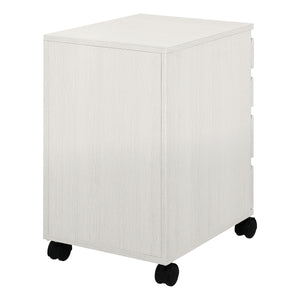 OSP Home Furnishings Holly Mobile Storage Cart White Oak