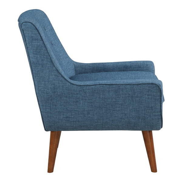 OSP Home Furnishings Blue Rhodes Chair Blue