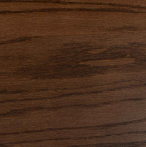 English Elm Laurel Canyon 49in Coffee Table — Solid Oak Craftsmanship, Spacious Top & Open Shelving, Preassembled Brown B108P292271