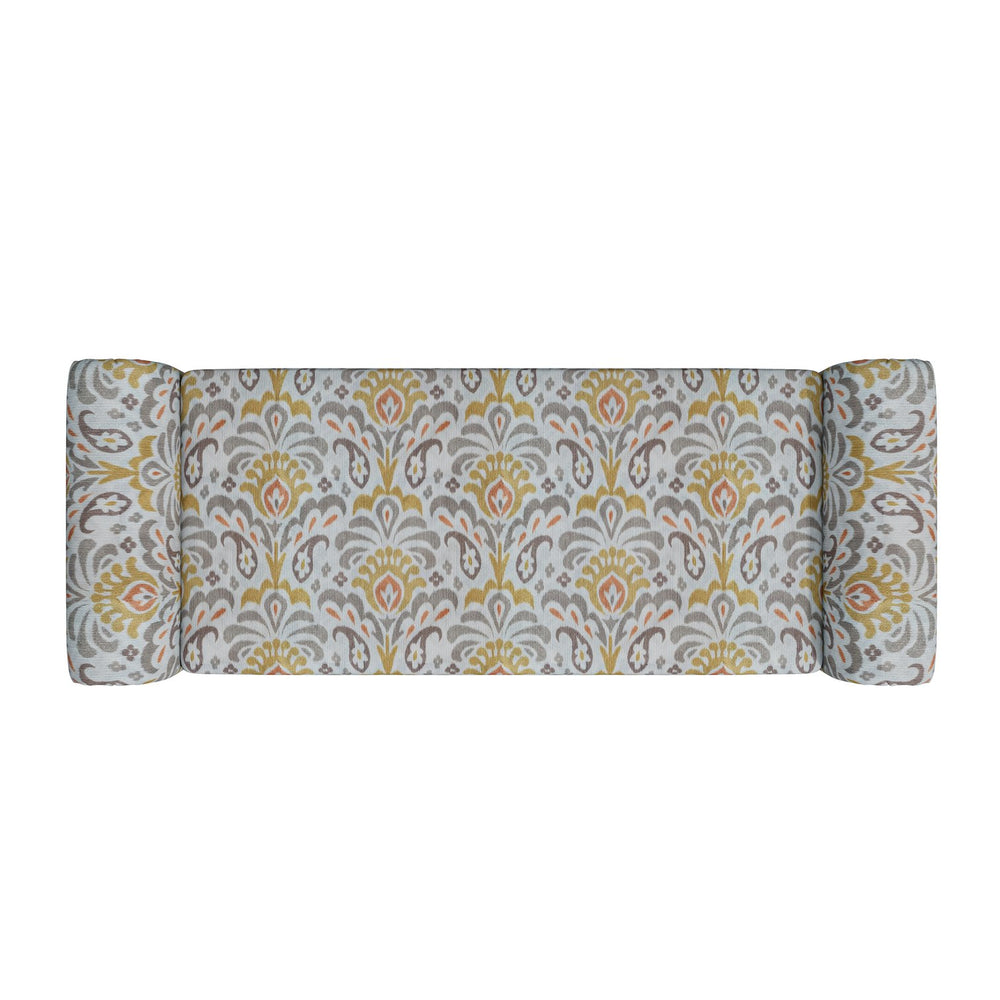 English Elm Conrad Storage Ottoman - Elegant Floral Upholstered Lift-Top With Nail Head Trim For Stylish Organization B127P278181