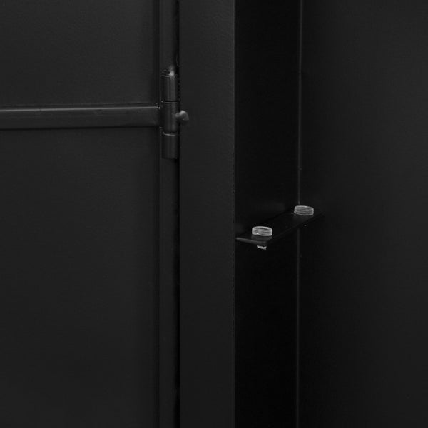 English Elm Rectangle LED Medicine Cabinet Mirror with Soft Touch Light, Magnetic Accessories, Tempered Shelves, Wall-Mounted Storage Black W688P210792