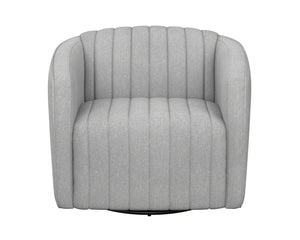 Sunpan Garrison Swivel Lounge Chair - Modern Elegance with Timeless Style and Comfortable Design Features Liv Dove
