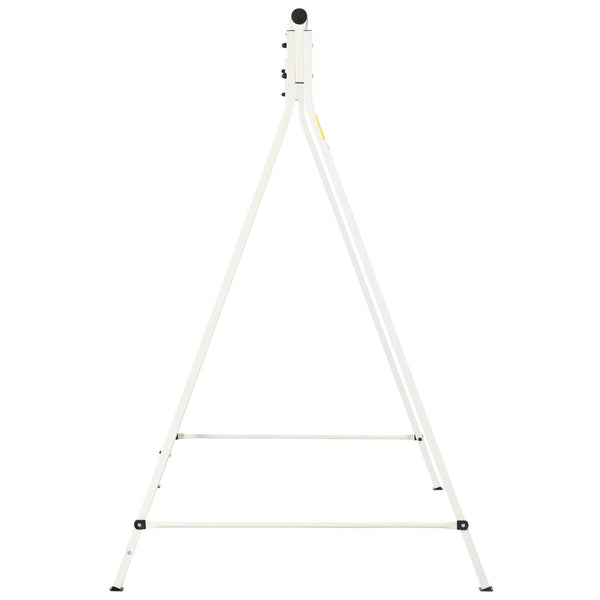 English Elm Outsunny Heavy-Duty Metal Porch Swing Stand For Outdoor Relaxation, 528 Lbs Capacity, Versatile Use W2225P174120-GIGA