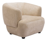 Bekker Accent Chair Golden Beige 110007 Zuo Modern