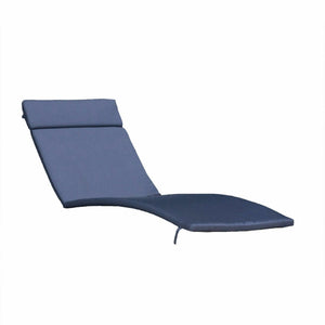 English Elm Christopher Knight Home® - 52005.00Cush-Nvy Stylish Navy Chaise Lounge Cushion – Water-Resistant, Durable, And Securely Fits Most Loungers N775P230263N