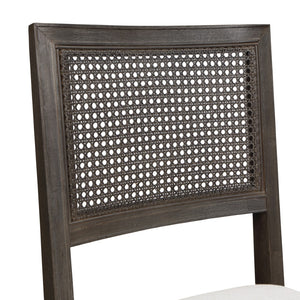 OSP Home Furnishings Lantana Cane Back Dining Chair  - Set of 2 Linen