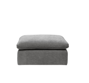 English Elm Naveen Gray Linen Modular Sectional Sofa with Ottoman — Customizable 7-Piece, Plush Foam Seats, Wooden Frame Comfort B2726S00084
