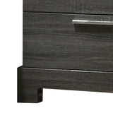 English Elm Grey Oak 2-Drawer Nightstand