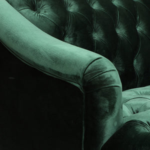 English Elm Christopher Knight Home® - Comfy High-Back 3-Seat PU Sofa with Birch Legs, Foam & Pocket Spring Seats for Stylish Living Room Emerald 65124.00NVLTEMD