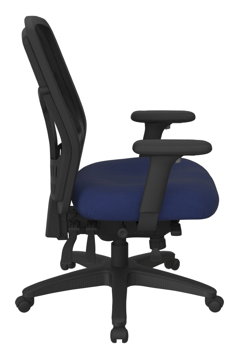 OSP Home Furnishings Progrid® High Back Ergonomic Mesh Office Chair with Lumbar Support and Pneumatic Controls 92892-225