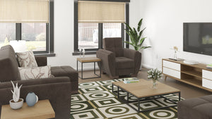 English Elm Primenest Versatile Upholstered Chaise Lounge - Convertible Sleeper With Storage & Pillows Included B030P303518-GIGA